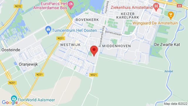 Mapa de la zona alrededor de Bovenkerkerweg 81, Amstelveen, The Netherlands