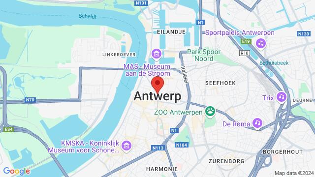 Map of the area around Minderbroedersrui 49, 2000 Antwerpen, België,Antwerp, Belgium, Antwerp, AN, BE