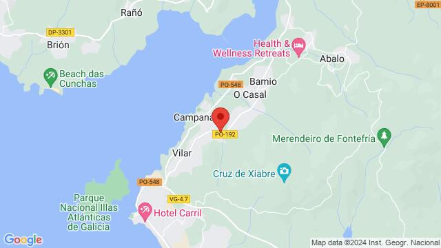 Map of the area around Rua Xoan Fuentes, 99, Caldas de Reis, Pontevedra