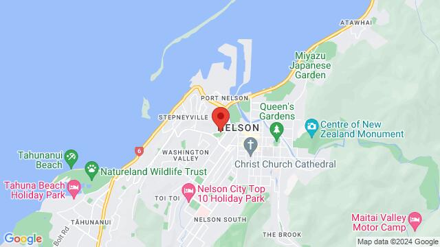 Map of the area around Hastings Street,Nelson, New Zealand, Nelson, NE, NZ