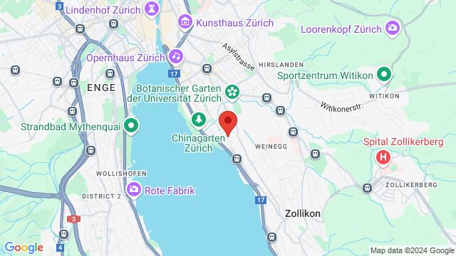 Map of the area around Wildbachstrasse 82, 8008 Zürich, Schweiz,Zürich, Switzerland, Zurich, ZH, CH