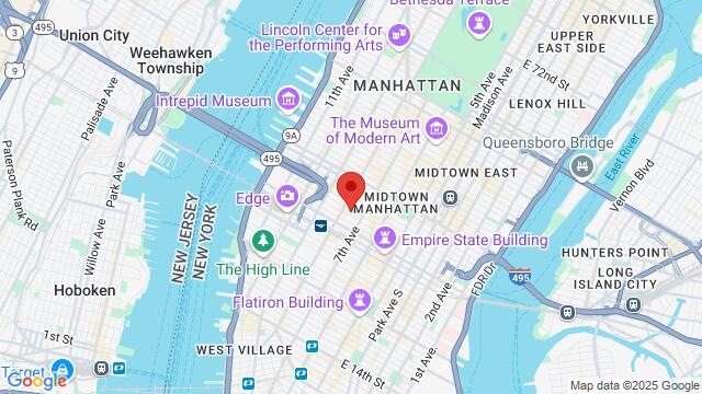 Map of the area around 240 West 37th Street, 10018, New York, NY, US