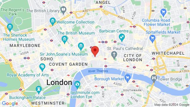 Kaart van de omgeving van 5-11 Fetter Lane, London, EC4A 1, United Kingdom,London, United Kingdom, London, EN, GB