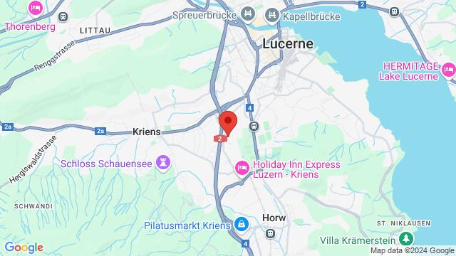 Map of the area around Arsenalstrasse 28, 6010 Kriens Luzern, Schweiz,Kriens, Switzerland, Lucerne, LU, CH