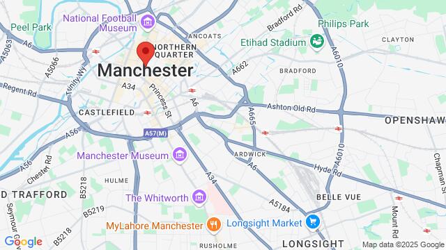 Map of the area around Cork & Bull, Quay Street, Manchester, M3 5FZ, United Kingdom,Manchester, United Kingdom, Manchester, EN, GB