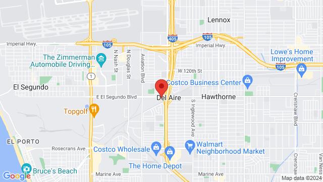 Map of the area around Ramada LAX, 5250 W El Segundo Blvd, Hawthorne, CA, United States