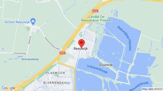 Map of the area around Dunantlaan 1, Reeuwijk, The Netherlands