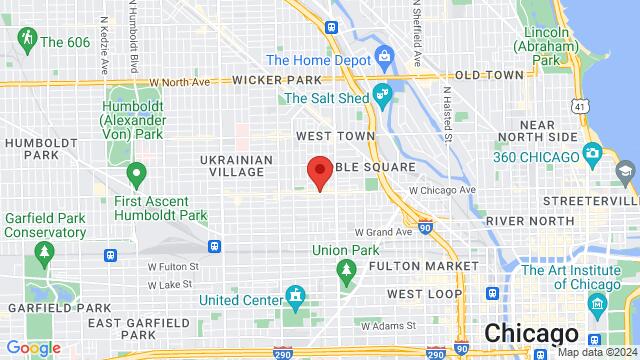 Carte des environs Empanada Mama, 1703 West Chicago Avenue, Chicago, IL, 60622, United States