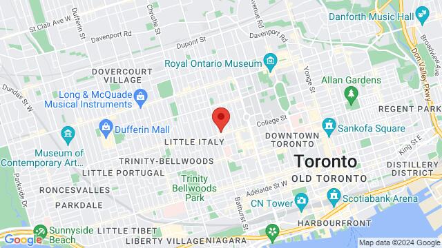 Map of the area around 430 College St, Toronto, ON M5T 1T3, Canada,Toronto, Ontario, Toronto, ON, CA