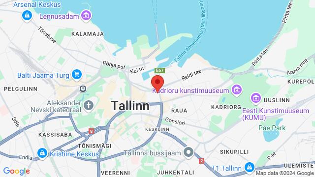 Map of the area around Ahtri 12, Kesklinn, Tallinn, 10151 Harju Maakond, Eesti,Tallinn, Estonia, Tallinn, HA, EE