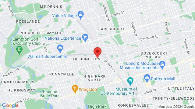 Map of the area around 10 Heintzmen Street, M6P 2J6, Toronto, ON, CA