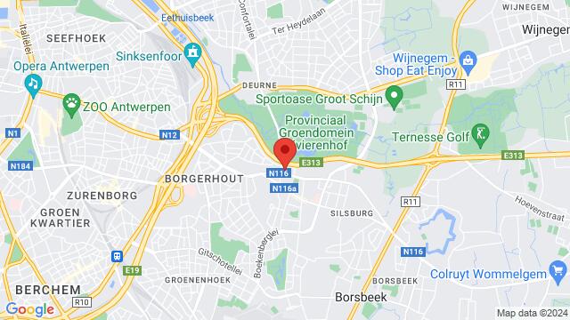 Map of the area around Boterlaarbaan 89,Antwerp, Belgium, Antwerp, AN, BE