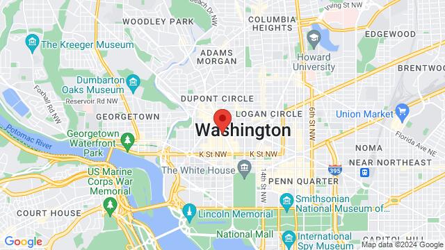 Mapa de la zona alrededor de Public Bar, 1214 18th St NW, Washington DC, DC, United States