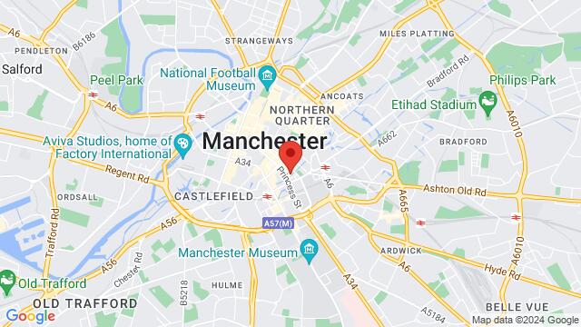 Map of the area around 46 Canal Street, Manchester, EN, GB