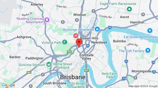 Map of the area around 557 Gregory Ter, Fortitude Valley QLD 4006, Australia,Brisbane, Queensland, Australia, Fortitude Valley, QL, AU