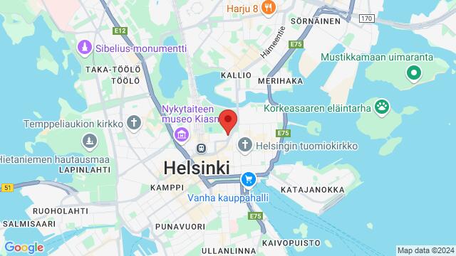 Map of the area around Kaisaniemenkatu 8, FI-00100 Helsinki, Suomi,Helsinki, Helsinki, ES, FI