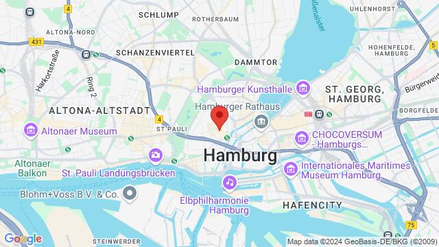 Map of the area around Alter Steinweg 10, 20459, Hamburg