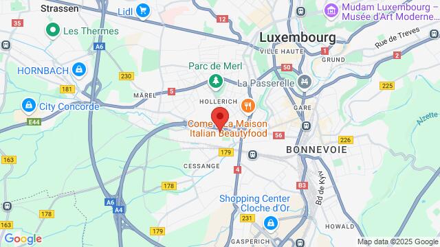 Map of the area around 41 rue de bouillon, Luxembourg,