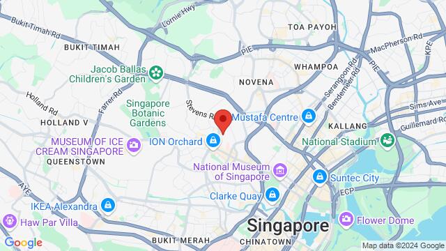 Map of the area around 22 Scotts Road, 228221, Singapore, SG, SG