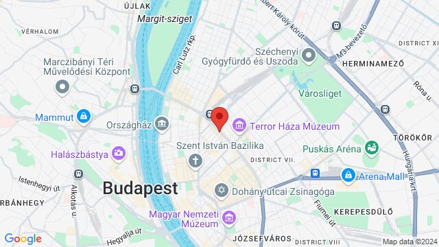 Map of the area around Teréz körút 38, Budapest 1066, Magyarország,Budapest, Hungary, Budapest, BU, HU