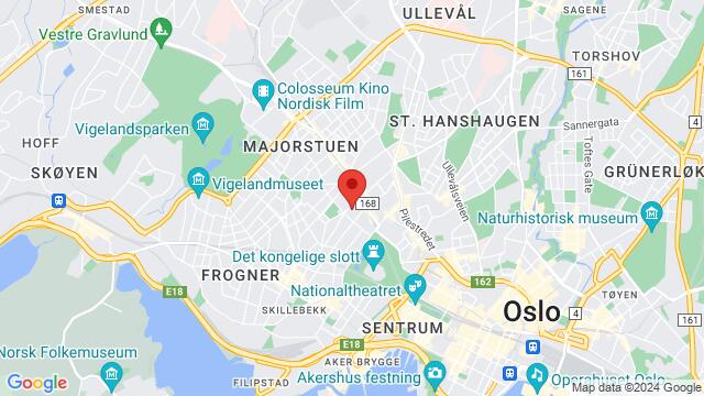 Map of the area around Josefines gate 32, 0351 Oslo, Norge,Oslo, Norway, Oslo, OS, NO