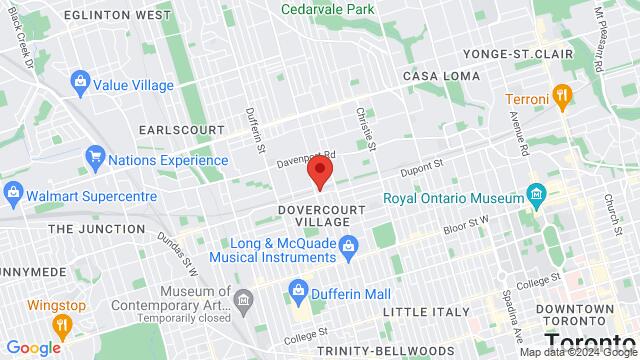 Map of the area around 950 Dupont St, 950 Dupont St, Toronto, ON, M6H 1Z2, Canada