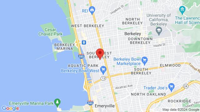 Karte der Umgebung von The Beat, 2560 9th St, Ste 119, Berkeley, CA, 94710, United States