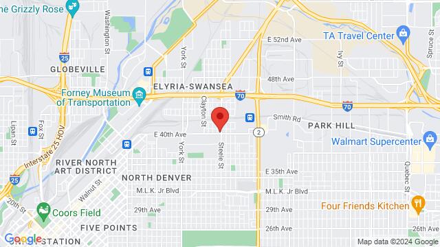 Mapa de la zona alrededor de 4025 Steele St, Denver, CO 80216-4147, United States,Denver, Colorado, Denver, CO, US