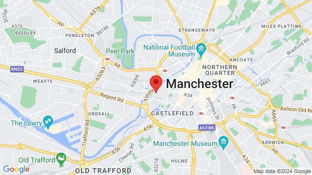 Map of the area around Aviva Studios,Manchester, United Kingdom, Manchester, EN, GB