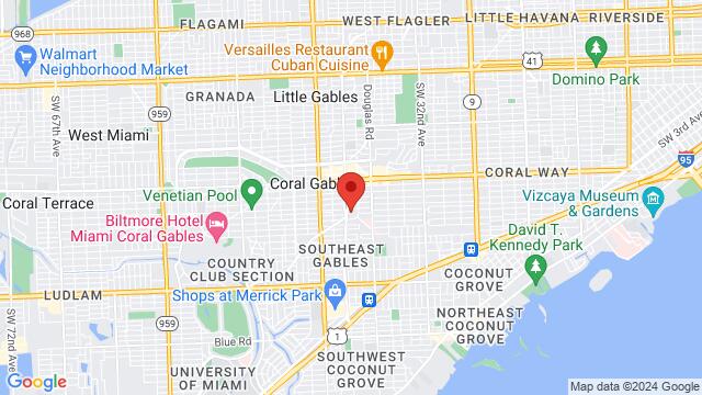 Map of the area around 2950 Coconut Grove Dr, 33134, Coral Gables, FL, United States