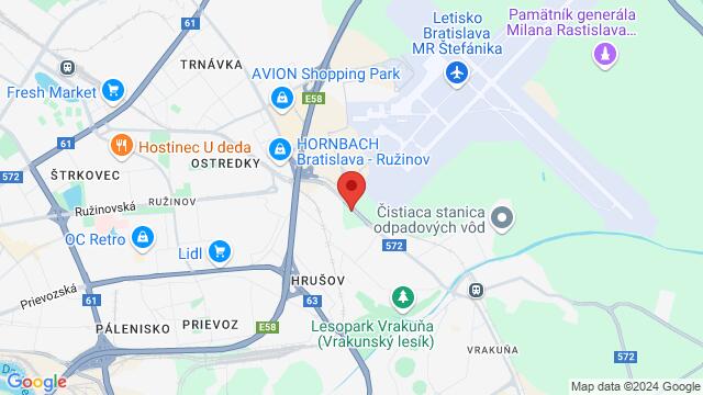 Map of the area around Pod Gastanmi 2,Bratislava, Slovakia, Bratislava, BL, SK