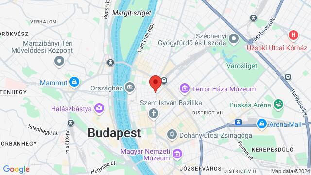 Map of the area around Táltos gyógyszertár, Bajcsy-Zsilinszky út 66, Budapest 1065, Magyarország,Budapest, Hungary, Budapest, BU, HU