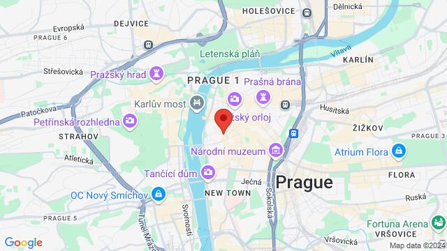 Map of the area around Bartolomějská 110 00/13, Staré Město, 110 00 Praha 1, Tchéquie, Prague, PR, CZ