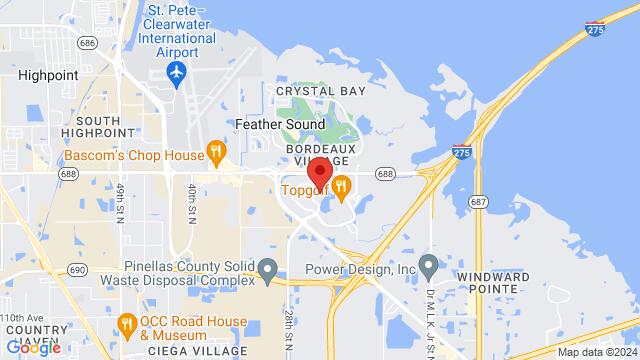 Map of the area around Park 950 Lake Carillon Dr, 33716, Tampa, FL, United States