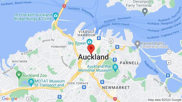Map of the area around Aotea Square Ice Rink, Auckland Central, Auckland 1010, New Zealand,Auckland, New Zealand, Auckland, AU, NZ