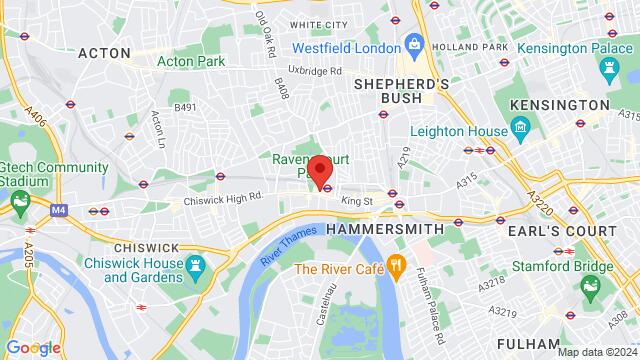 Map of the area around 238-246 King Street, W6 0RF, London, EN, GB