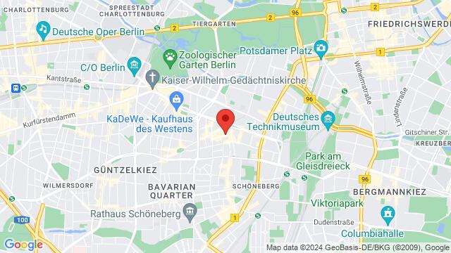 Map of the area around Nollendorfstraße 12, 10777 Berlin, Deutschland,Berlin, Germany, Berlin, BE, DE