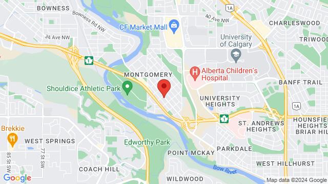 Carte des environs 4531 Bowness Rd NW, Calgary, AB T3B 0A9, Canada,Calgary, Alberta, Calgary, AB, CA