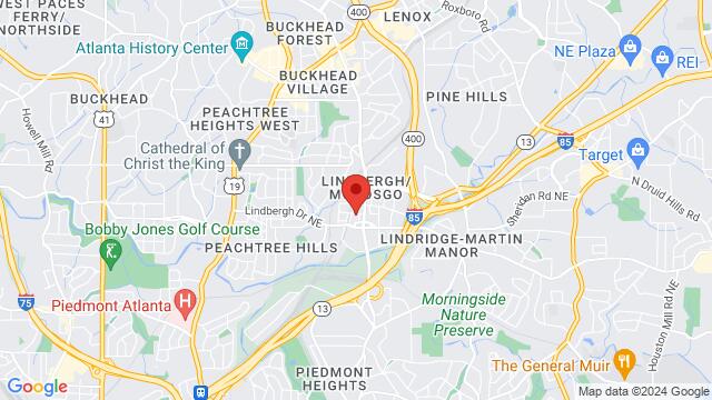 Karte der Umgebung von Tongue and Groove, 565 Main St NE, Atlanta, GA, United States
