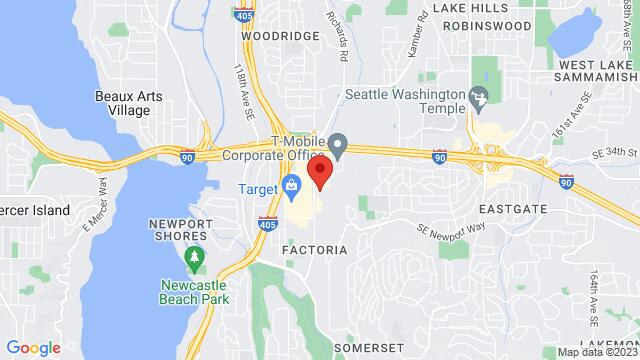Map of the area around 4000 Factoria Boulevard Southeast, Bellevue, WA 98006, 98006, Bellevue, WA, United States