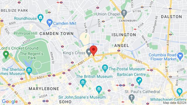 Map of the area around Scala, Scala, 275 Pentonville Road, London, N1 9NL, United Kingdom