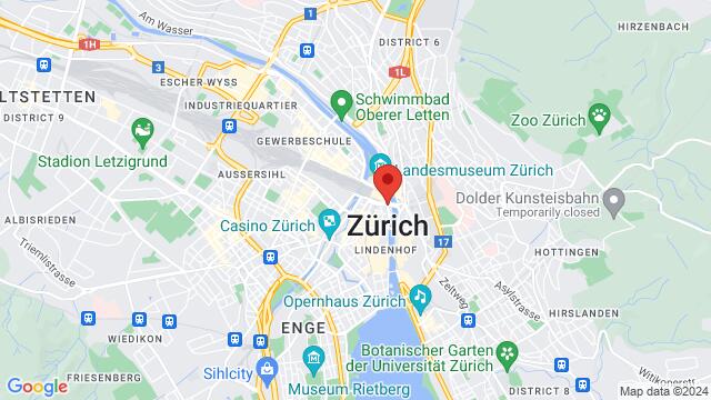 Map of the area around , Zürich