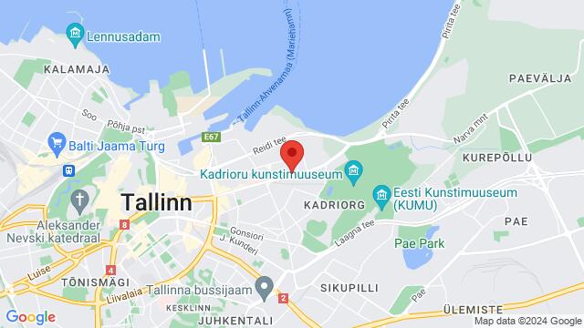 Karte der Umgebung von Narva maantee 59, Kesklinn, Tallinn, 10120 Harju Maakond, Eesti,Tallinn, Estonia, Tallinn, HA, EE