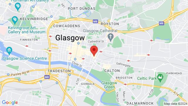 Carte des environs 62 Albion Street,Glasgow, United Kingdom, Glasgow, SC, GB