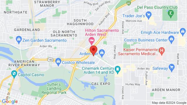 Map of the area around 2001 Point W Way, 95815, Sacramento, CA, United States