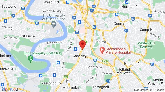 Mapa de la zona alrededor de 474 Ipswich Rd, Annerley QLD 4103, Australia