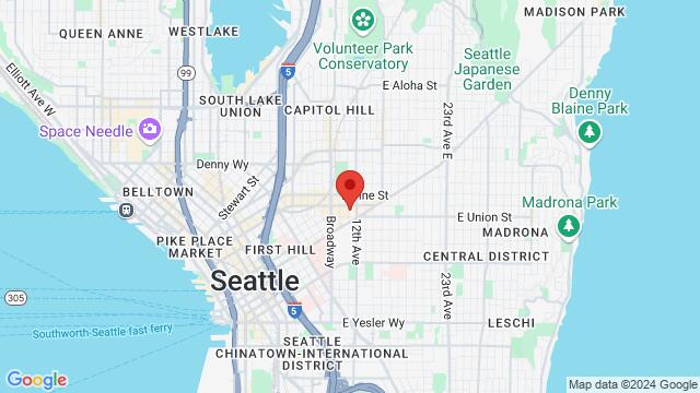 Map of the area around 1424 11th Avenue, 98122, Seattle, WA, US