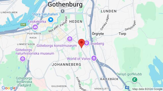 Map of the area around Världskulturmuseet, Gothenburg, Sweden, Gothenburg, VG, SE