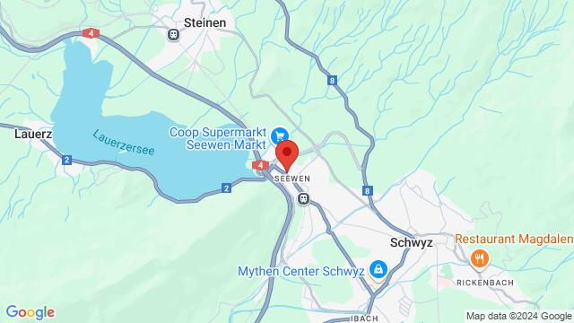 Mapa de la zona alrededor de Bahnhofstrasse 180b, 6423 Schwyz