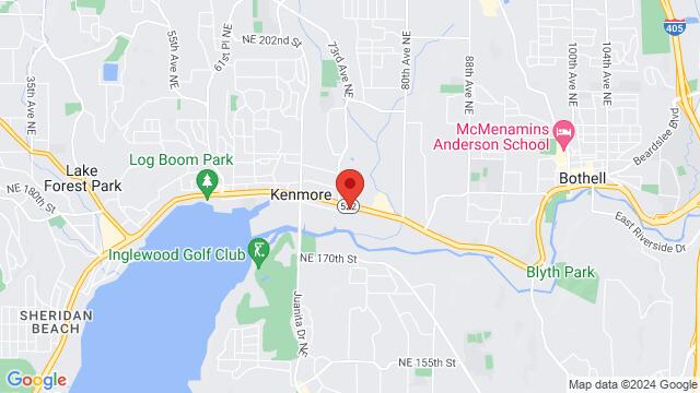 Map of the area around 192 Lake Trail Taproom, 7324 NE 175th St Suite F, Kenmore, WA, 98028, United States
